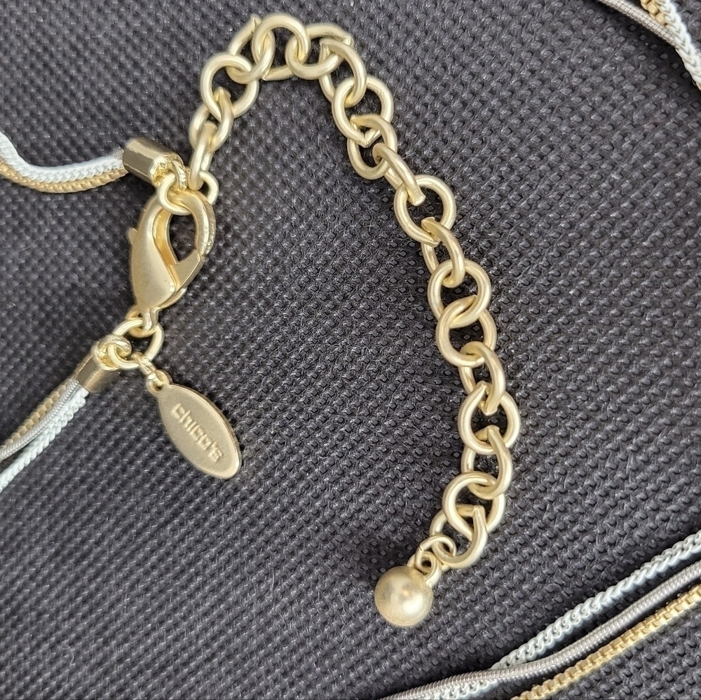 Chicos Multilayer long necklace - Picture 8 of 12
